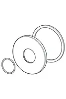 Oras, Cover plate, d 130 mm, 1001013V