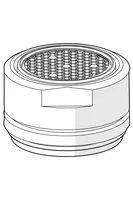 Oras Group, Aerator, STD M24x1 HC PCA 6.0 l/min, 1015484V