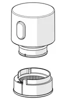 Oras Group, Temperature control handle, 1018476V-80