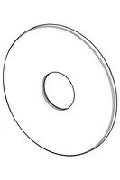 Oras Group, Cover plate, d 170 mm, 1019550V