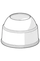 Oras, Covering cap, threaded, 159369V
