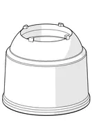 Oras, Covering cap, threaded, 159422