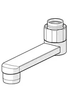 Oras Electra, Swivel spout, L=100, 211212