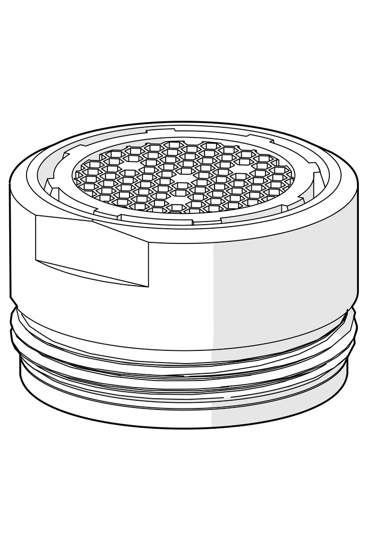 Strålsamlare, STD M24x1, Laminar