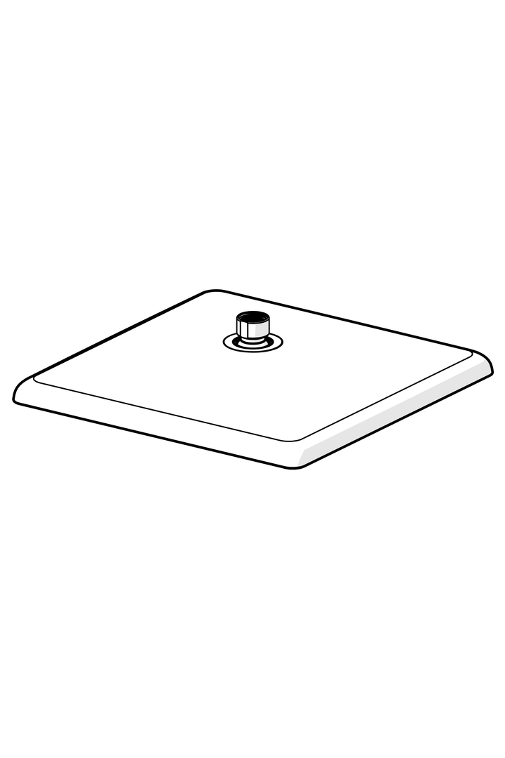 Huvuddusch, 250x250 mm – Aurelia