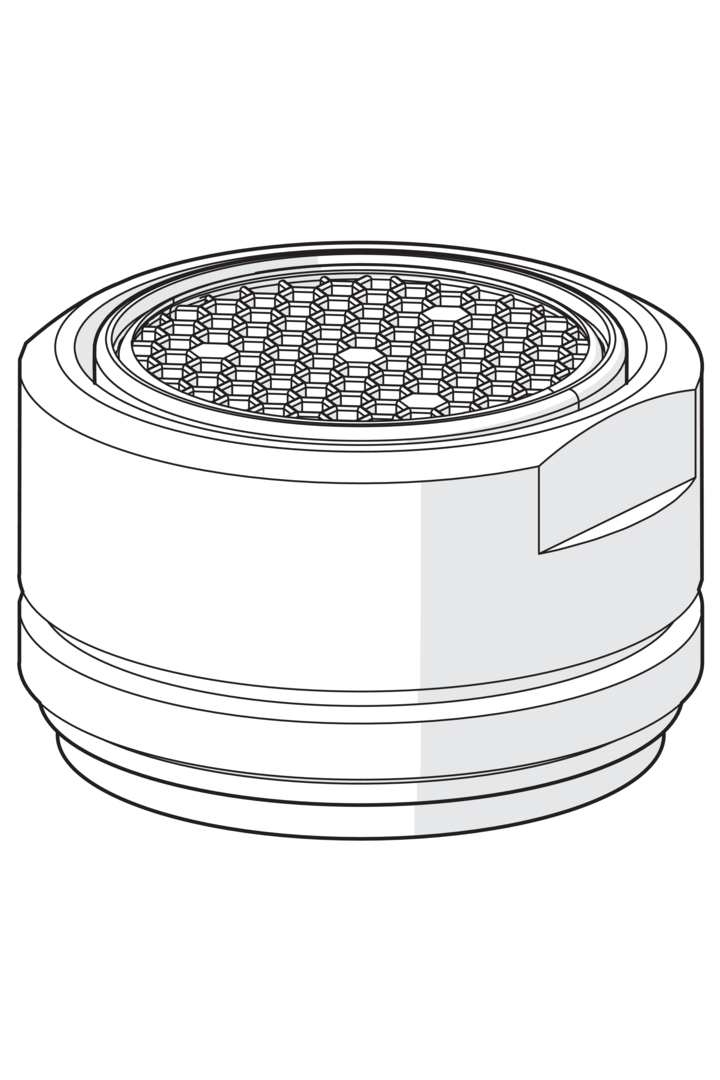 Strålsamlare, M24x1 STD HC, 6 l/min, Laminar